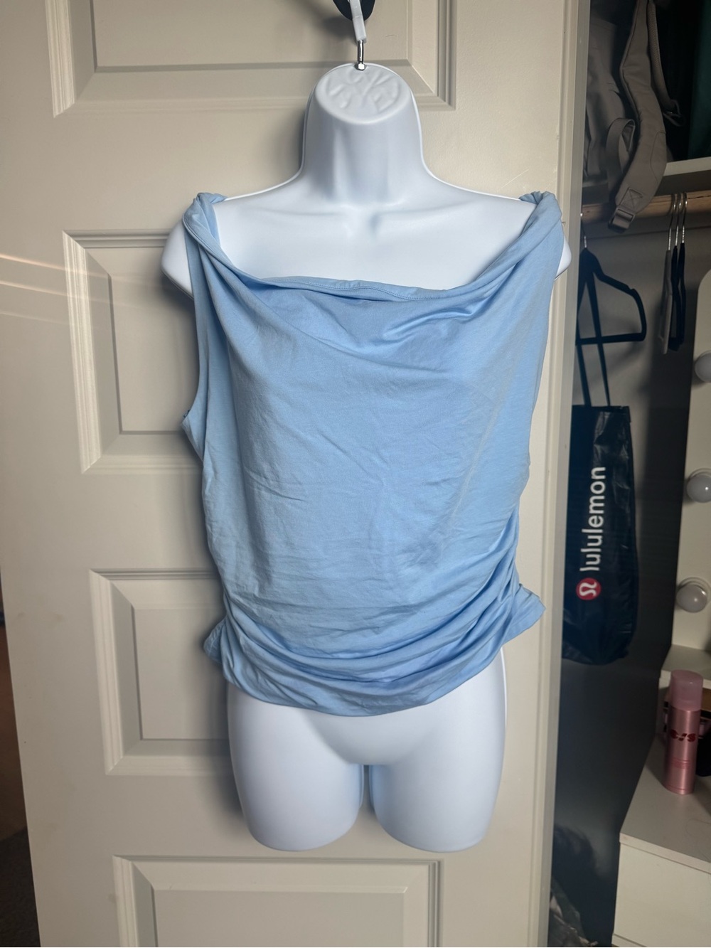 Abercrombie & Fitch Sky Blue Cowl Neck Camisole